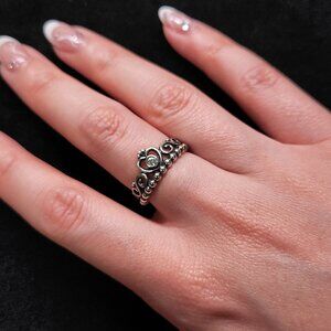 Pandora Princess Tiara Crown Ring